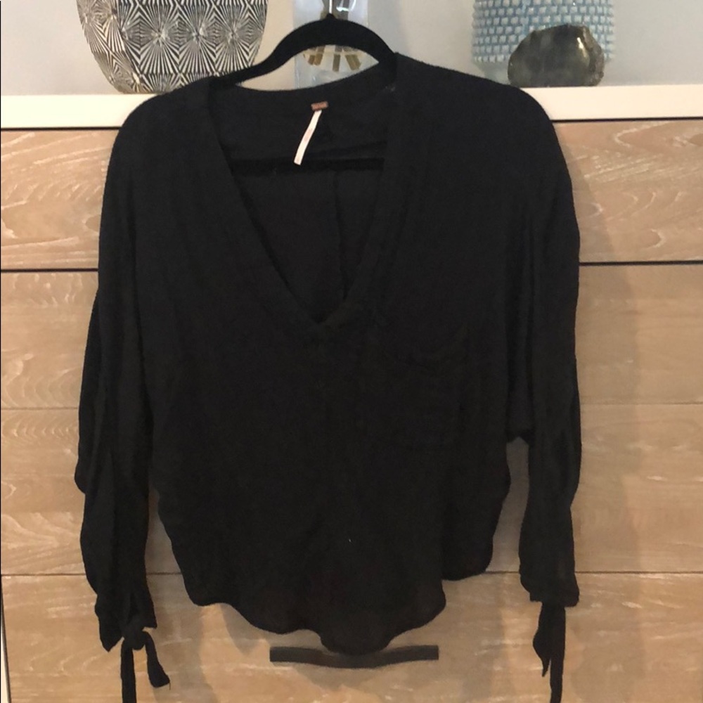 Black lounge shirt